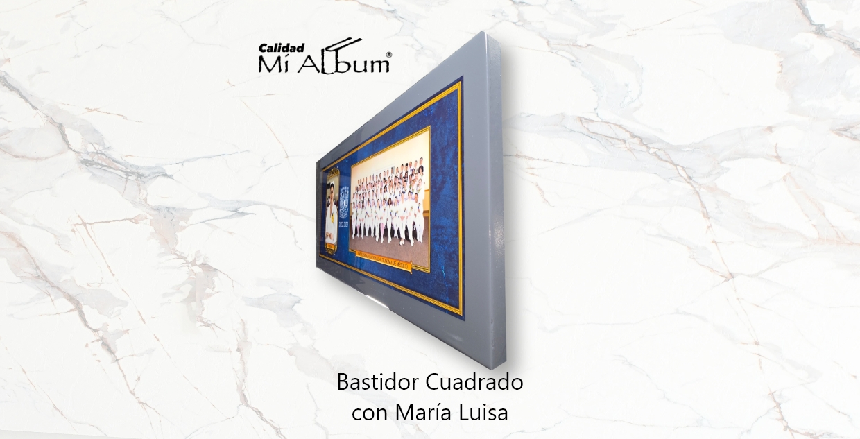 bastidor cuadrado con maria luisa escolar