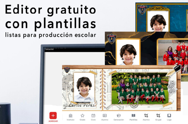 Plantillas escolares en alta definición listas para imprimir o montar en cuadros